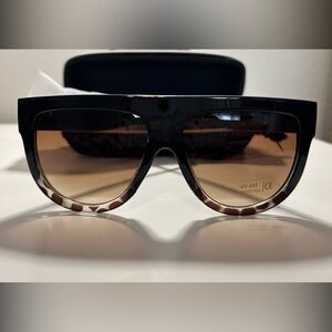 Stylish Black and Brown Sunglasses
